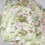 Salat kapustnyiy s kopchenoy grudinkoy 150x150 Салат капустный с копченой грудинкой