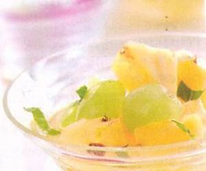 Salat iz ananasov s vinogradom Салаты цитрусо фруктовые для года Козы