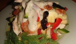Salat s chernoslivom Novogodniy favorit Салат с черносливом Новогодний фаворит