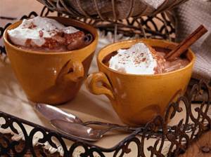 Goryachiy shokolad s koritsey Напитки к Рождеству   глинтвейн с мускатным орехом и горячий шоколад с корицей
