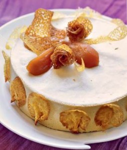 Tort biskvitnyiy   Grushi s karamelyu   254x300 Торт бисквитный «Груши с карамелью»
