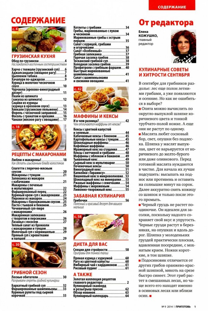 Prigotov    9 2014 goda sod 684x1024 Любимый кулинарно информационный журнал «Приготовь №9 2014 года»