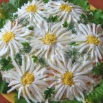 Salat sloyami s gribami Romashka 150x150 Салат “Белые розы”