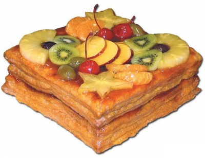 Tort postnyiy s nachinkoy iz limonnogo aromatnogo varenya Торт постный с начинкой из лимонного ароматного варенья