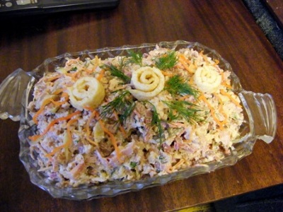 Salat myasnoy   Koyash   Салат мясной «Кояш»